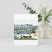 Alaska Struik Planet en Vist reizen Briefkaart (Staand voorkant)