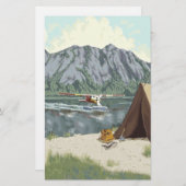 Alaska Struik Planet en Vist reizen Briefpapier (Voorkant / Achterkant)