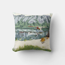 Alaska Struik Planet en Vist reizen Buitenkussen