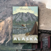 Alaska Struik Planet en Vist reizen Canvas Afdruk