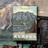 Alaska Struik Planet en Vist reizen Canvas Afdruk