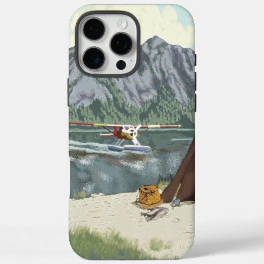 Alaska Struik Planet en Vist reizen Case-Mate iPhone Case (Achterkant)