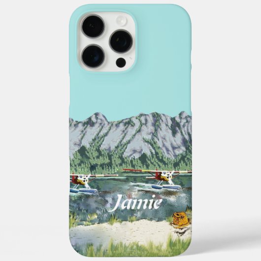 Alaska Struik Planet en Vist reizen Case-Mate iPhone Case (Achterkant)