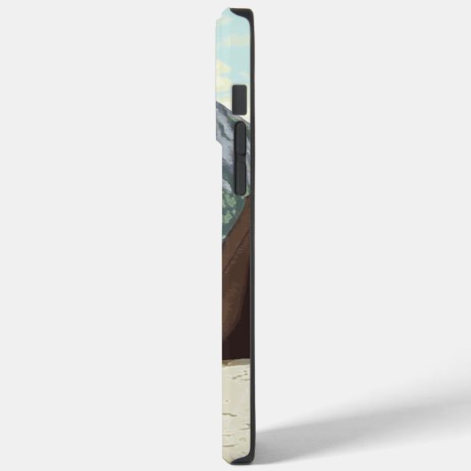 Alaska Struik Planet en Vist reizen Case-Mate iPhone Case (Achterkant / Links)