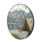 Alaska Struik Planet en Vist reizen Dartbord (Voorkant Rechts)