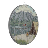 Alaska Struik Planet en Vist reizen Dartbord (Voorkant Links)
