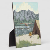 Alaska Struik Planet en Vist reizen Fotoplaat (Zijkant)