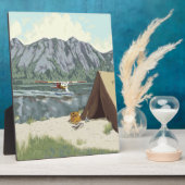 Alaska Struik Planet en Vist reizen Fotoplaat (Zijkant)