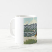 Alaska Struik Planet en Vist reizen Koffiemok (Voorkant links)