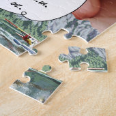 Alaska Struik Planet en Vist reizen Legpuzzel (Zijkant)