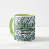 Alaska Struik Planet en Vist reizen Mok (Voorkant links)