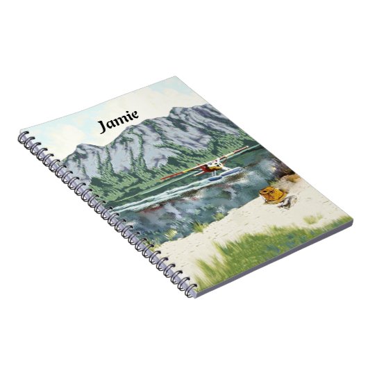 Alaska Struik Planet en Vist reizen Notitieboek (Rechterzijde)