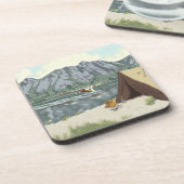 Alaska Struik Planet en Vist reizen Onderzetter (Linkerzijde)