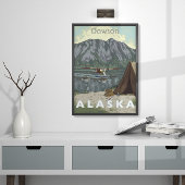 Alaska Struik Planet en Vist reizen Poster