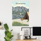 Alaska Struik Planet en Vist reizen Poster (Thuiskantoor)