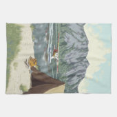 Alaska Struik Planet en Vist reizen Theedoek (Horizontaal)