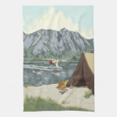 Alaska Struik Planet en Vist reizen Theedoek (Verticaal)