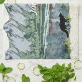 Alaska Struik Planet en Vist reizen Theedoek (Gevouwen)