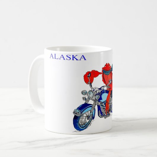 Alaska Style King Crab-motor Koffiemok (Voorkant links)