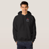 Alaska Style King Crab Motorcycle Kleur gedrukt Hoodie (Voorkant volledig)