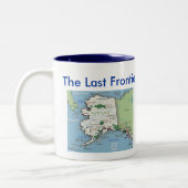 Alaska Symbols & Map Tweekleurige Koffiemok (Links)