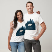 Alaska T-shirt camping design klassieke kunst (Unisex)