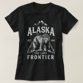 Alaska T Shirt The Last Frontier Beer Home Mannen (Design voorkant)