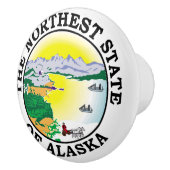 Alaska-teken Keramische Knop (Rechts)