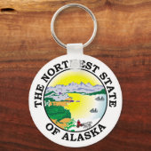 Alaska-teken Sleutelhanger (Voorkant)
