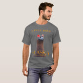 Alaska Territory Bird De wilgenkorhoen T-shirt (Voorkant volledig)