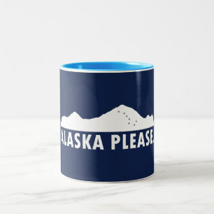 Alaska tevreden tweekleurige koffiemok
