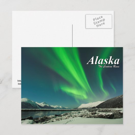 Alaska The Curtain Rises Briefkaart (Voorkant / Achterkant)