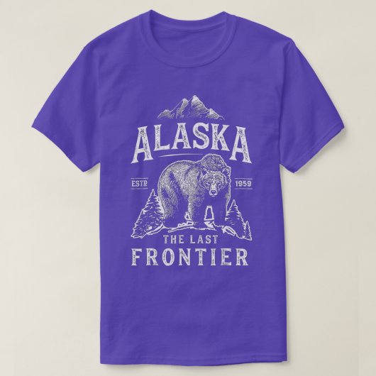 Alaska the Last Frontier Beer Home Mannen T-shirt (Design voorkant)
