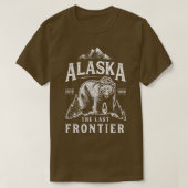 Alaska The Last Frontier Beer Home Mannen Vinta T-shirt (Design voorkant)