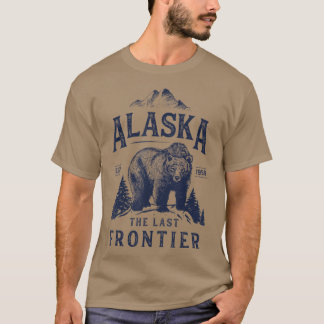 Alaska The Last Frontier Beer Home Mannen Women T-shirt