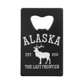 Alaska The Last Frontier Creditkaart Flessenopener (Achterkant)