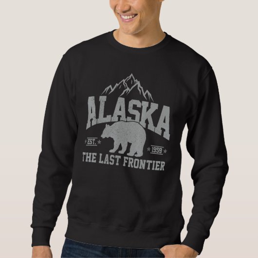 Alaska The Last Frontier EST 1959 Grizzly Bear Mou Trui (Voorkant)