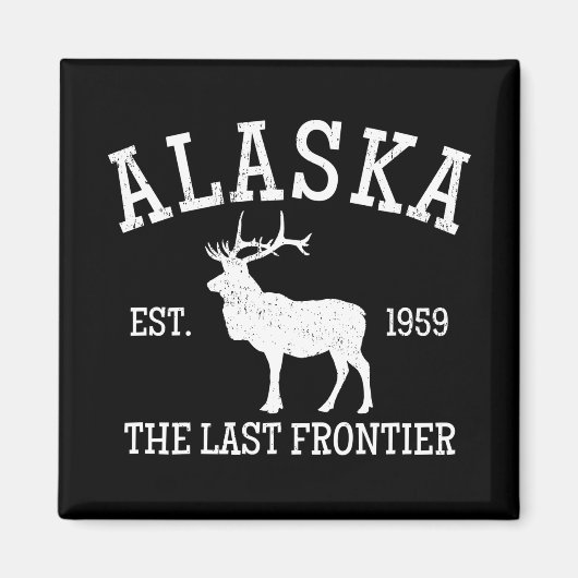 Alaska The Last Frontier Magneet (Voorkant)
