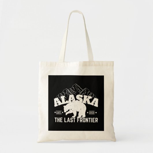 Alaska The Last Frontier Polar Bear Tote Bag (Voorkant)