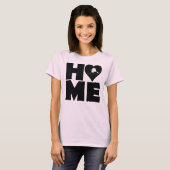 Alaska Thuis Hart Staat T-shirts (Voorkant volledig)