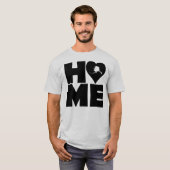 Alaska Thuis Hart Staat T-Shirts (Voorkant volledig)