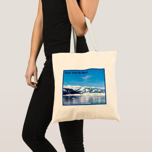Alaska Tidewater Glacier Tote Bag (Voorkant (product))