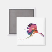 Alaska Tie Dye Print Magneet (Voorkant / Achterkant)