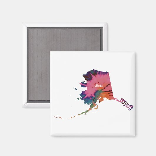 Alaska Tie Dye Print Magneet (Voorkant / Achterkant)