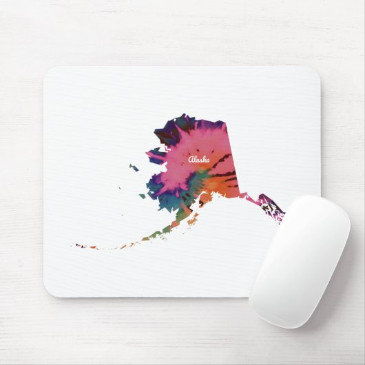Alaska Tie Dye Print Muismat (Met muis)