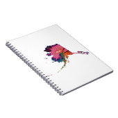 Alaska Tie Dye Print Notitieboek (Rechterzijde)