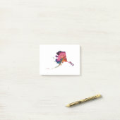 Alaska Tie Dye Print Post-it® Notes (Op bureau)