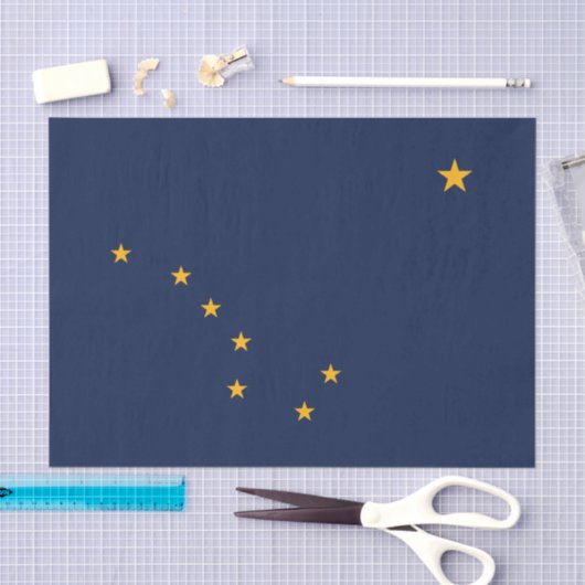 Alaska tissuepapier, Alaskavlag tissuepapier (Craft)
