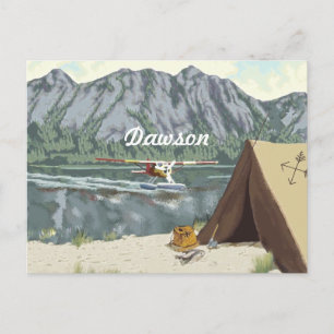 Alaska Toerisme met Vliegtuig en Vissen Briefkaart