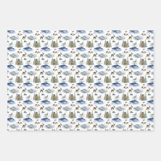 Alaska Toile Wrapping Paper (Voorkant 3)